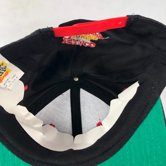 Texaco Halvoline Racing Ernie Irvan Hat Snap Back Adjustable Black Embroidered - Picture 12 of 12